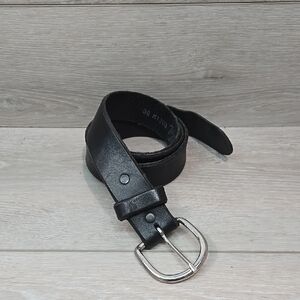 Tony Lama K1203 Men's Black Leather Belt Moto Sz 38